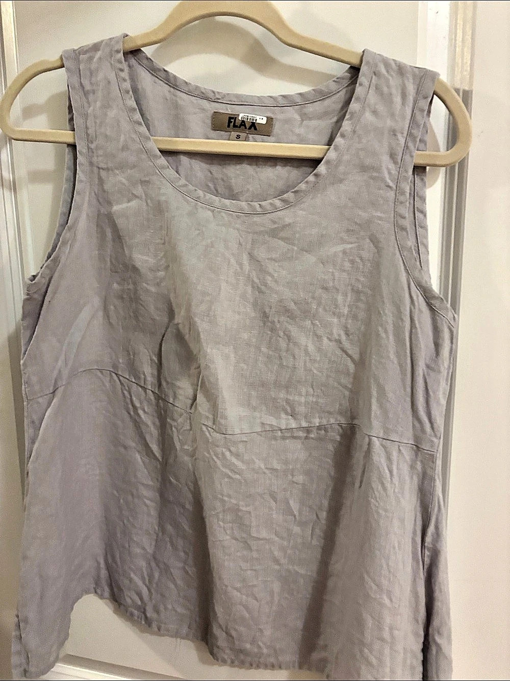 Flax Tank Top in Gray Size Small